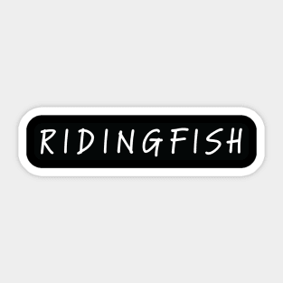 Ridingfish Sticker